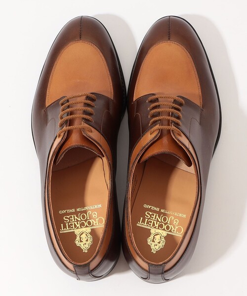 別注】 CROCKETT&JONES SHELTON5 アンティークカーフレザー Uチップ
