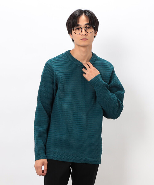 セール】ワッフルクルーネックニット（ニット/セーター）｜COMME CA