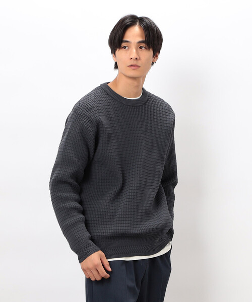 セール】ワッフルクルーネックニット（ニット/セーター）｜COMME CA