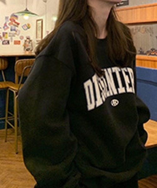 SallyLunn(サリーラン)の「文字ロゴゆったりスウェット(スウェット・レディース・グレー/ホワイト・MEDIUM/LARGE)」の5枚目の写真