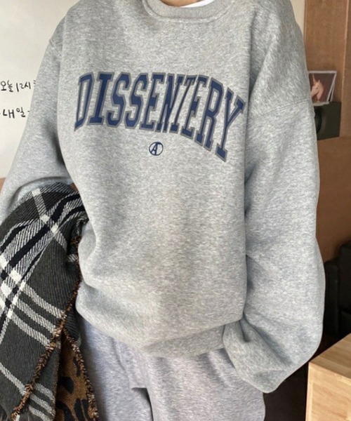 SallyLunn(サリーラン)の「文字ロゴゆったりスウェット(スウェット・レディース・グレー/ホワイト・MEDIUM/LARGE)」の7枚目の写真