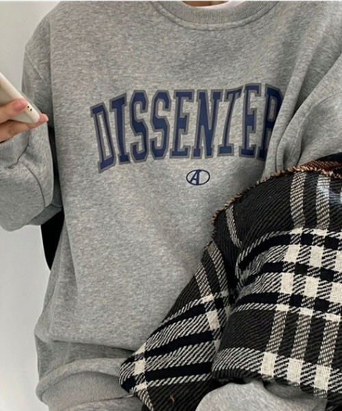 SallyLunn(サリーラン)の「文字ロゴゆったりスウェット(スウェット・レディース・グレー/ホワイト・MEDIUM/LARGE)」の9枚目の写真