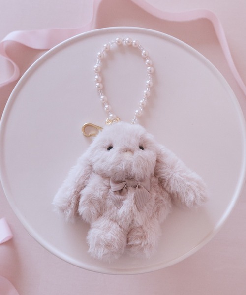Maison de FLEUR(メゾンドフルール)の「ピンクマニアうさぎチャーム(チャーム・レディース・ライトピンク/ピンク・FREE)」の1枚目の写真
