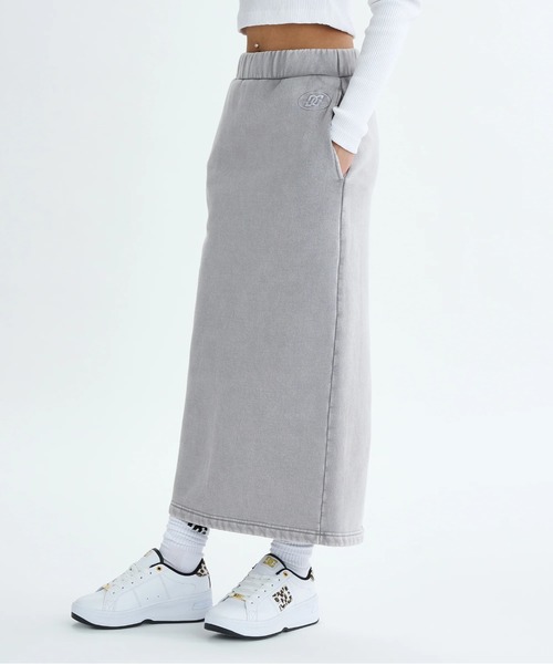 DC SHOES(ディーシーシューズ)の「25 WS HIDDEN FLEECE /DCウエストゴム裏起毛フリースタイトロングスカート(スカート・レディース・ミント/アンティークシルバー/グレイッシュベージュ/ブラック系その他・LARGE/SMALL/MEDIUM)」の8枚目の写真