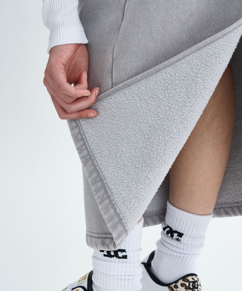 DC SHOES(ディーシーシューズ)の「25 WS HIDDEN FLEECE /DCウエストゴム裏起毛フリースタイトロングスカート(スカート・レディース・ミント/アンティークシルバー/グレイッシュベージュ/ブラック系その他・LARGE/SMALL/MEDIUM)」の13枚目の写真