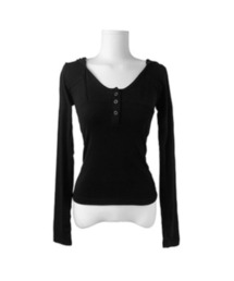 フード付き」に該当するTシャツ/カットソー（長袖）ファッション