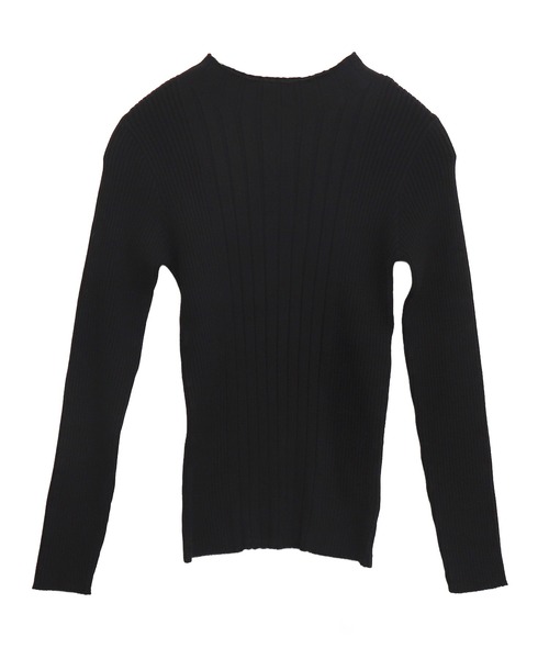 libelle more（リベル モア）の「【洗濯機で洗える】ランダムリブボトルネックニットプルオーバー（ニット/セーター・レディース・レッド/ピンク/オフホワイト/杢グレー/ブラック・M/L）」の21枚目の写真