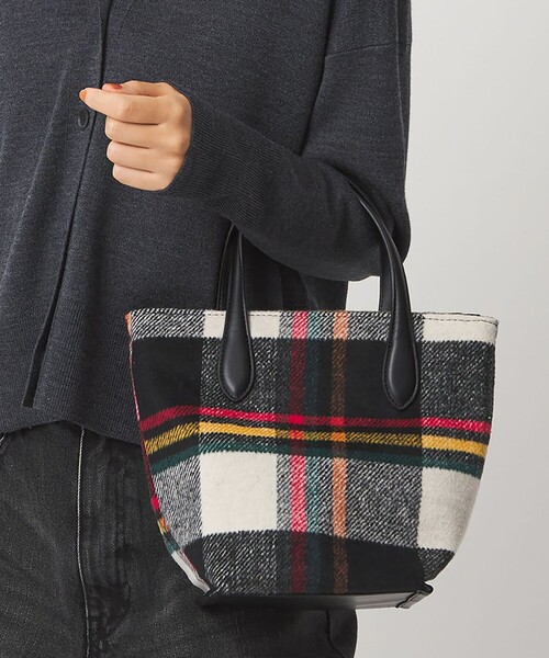 セール】2WAY クロスチェック トートバッグ（トートバッグ）｜green