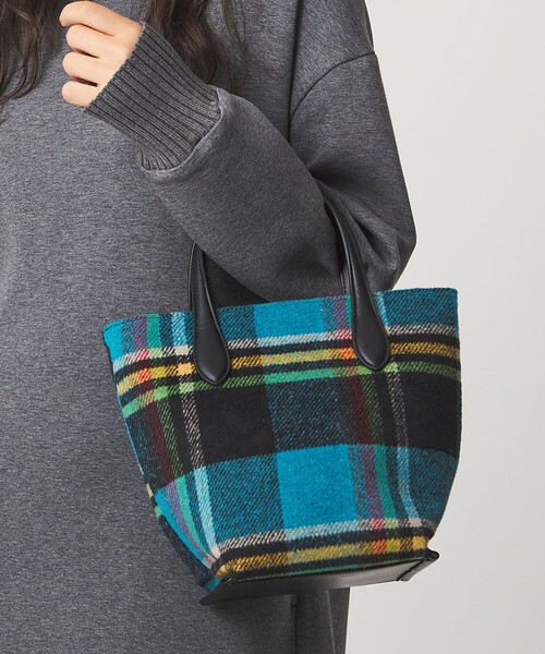 セール】2WAY クロスチェック トートバッグ（トートバッグ）｜green