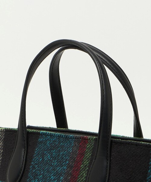 green label relaxing（グリーンレーベルリラクシング）の「2WAY クロスチェック トートバッグ（トートバッグ・レディース・レッド/ライム/ロイヤルブルー/コバルトブルー・FREE）」の17枚目の写真