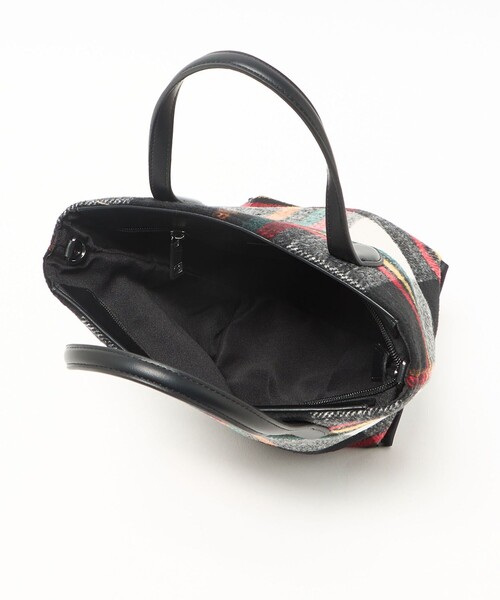 green label relaxing（グリーンレーベルリラクシング）の「2WAY クロスチェック トートバッグ（トートバッグ・レディース・レッド/ライム/ロイヤルブルー/コバルトブルー・FREE）」の11枚目の写真