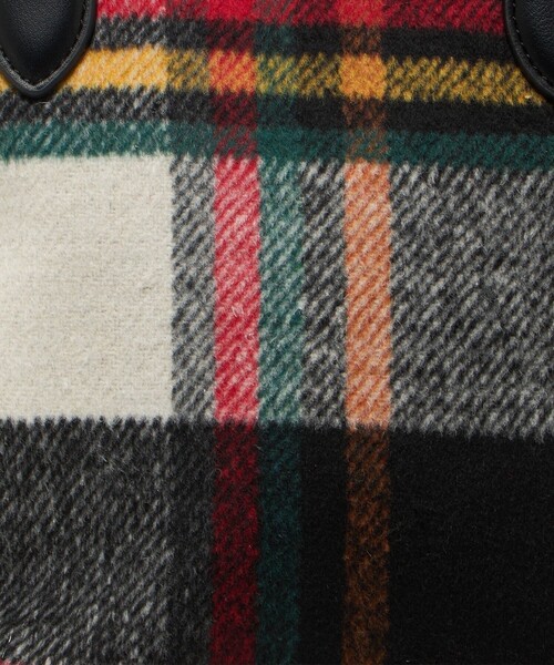 green label relaxing（グリーンレーベルリラクシング）の「2WAY クロスチェック トートバッグ（トートバッグ・レディース・レッド/ライム/ロイヤルブルー/コバルトブルー・FREE）」の10枚目の写真