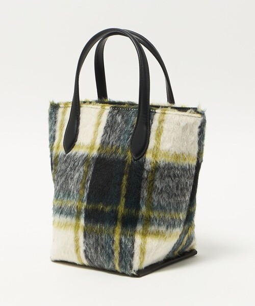 green label relaxing（グリーンレーベルリラクシング）の「2WAY クロスチェック トートバッグ（トートバッグ・レディース・レッド/ライム/ロイヤルブルー/コバルトブルー・FREE）」の8枚目の写真