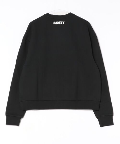 RUSTY(ラスティ)の「【RUSTY/ラスティー】レディースフリーススウェット トレーナー(スウェット・レディース・グレー/ブラック/グリーン・LARGE/MEDIUM)」の4枚目の写真