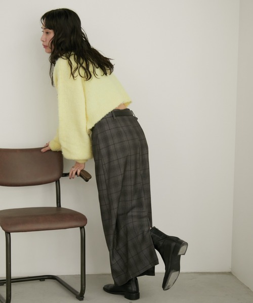 Aunt Marie's(アントマリーズ)の「グレンチェックナロースカート(スカート・レディース・ブラウン/グレー・LARGE/MEDIUM)」の19枚目の写真