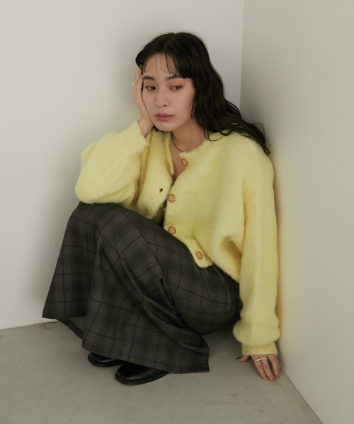 Aunt Marie's(アントマリーズ)の「グレンチェックナロースカート(スカート・レディース・ブラウン/グレー・LARGE/MEDIUM)」の18枚目の写真