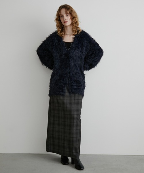 Aunt Marie's(アントマリーズ)の「グレンチェックナロースカート(スカート・レディース・ブラウン/グレー・LARGE/MEDIUM)」の11枚目の写真