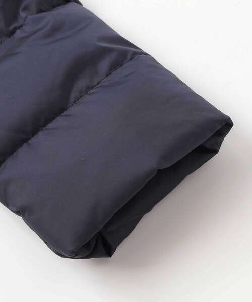 Tartine et Chocolat（タルティーヌエショコラ）の「スカラップタフタフード付きダウンコート(100~140cm)（ダウンジャケット/コート・キッズ・ネイビー・120cm/110cm/130cm/140cm/100cm）」の9枚目の写真