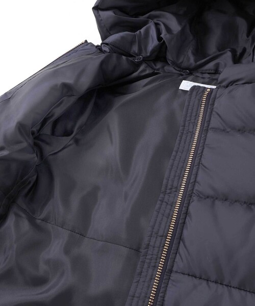 Tartine et Chocolat（タルティーヌエショコラ）の「スカラップタフタフード付きダウンコート(100~140cm)（ダウンジャケット/コート・キッズ・ネイビー・120cm/110cm/130cm/140cm/100cm）」の13枚目の写真