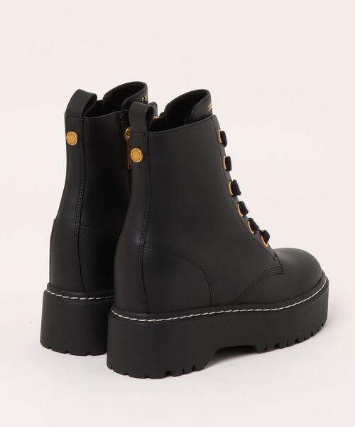 STEVE MADDEN(スティーブマデン)の「プラットフォームレースアップブーツ/S.MADDEN GATEKEEPER-VA(ブーツ・レディース・ブラック・24.5cm/24.0cm/23.5-24/23.5cm/23.0cm/22.5cm)」の2枚目の写真