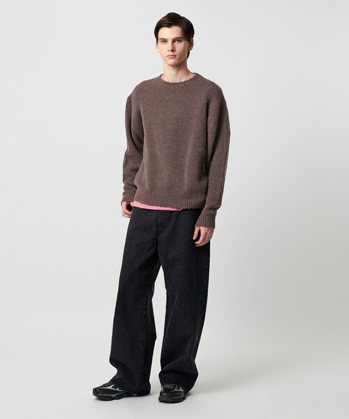 UNITED ARROWS & SONS(ユナイテッドアローズアンドサンズ)の「<UNITED ARROWS & SONS> ALPC/WL C/N SWEATER/ニット(ニット/セーター・メンズ・グレー系/ピンク/ダークブラウン・M/L/XL)」の10枚目の写真