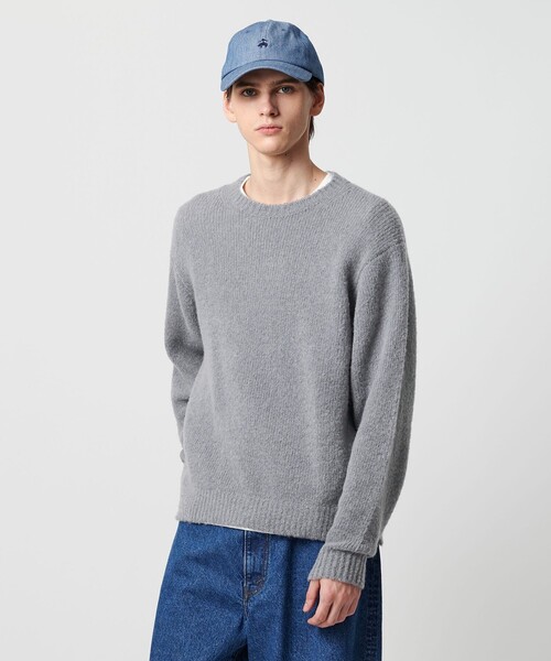 UNITED ARROWS & SONS(ユナイテッドアローズアンドサンズ)の「<UNITED ARROWS & SONS> ALPC/WL C/N SWEATER/ニット(ニット/セーター・メンズ・グレー系/ピンク/ダークブラウン・M/L/XL)」の9枚目の写真