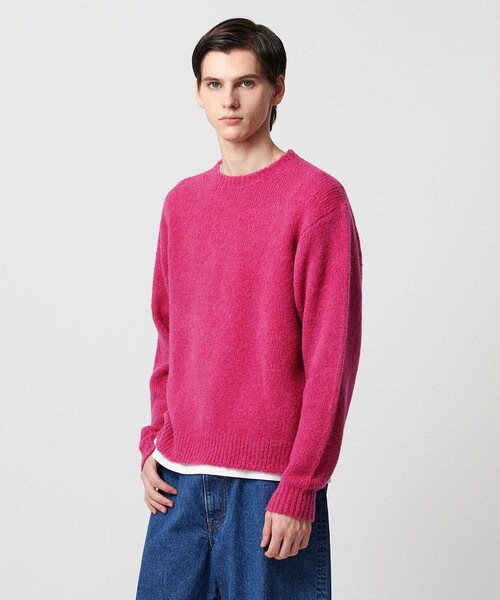 UNITED ARROWS & SONS(ユナイテッドアローズアンドサンズ)の「<UNITED ARROWS & SONS> ALPC/WL C/N SWEATER/ニット(ニット/セーター・メンズ・グレー系/ピンク/ダークブラウン・M/L/XL)」の7枚目の写真