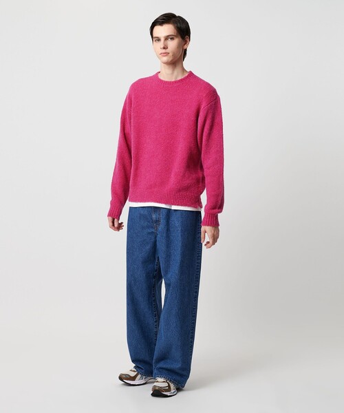 UNITED ARROWS & SONS(ユナイテッドアローズアンドサンズ)の「<UNITED ARROWS & SONS> ALPC/WL C/N SWEATER/ニット(ニット/セーター・メンズ・グレー系/ピンク/ダークブラウン・M/L/XL)」の6枚目の写真