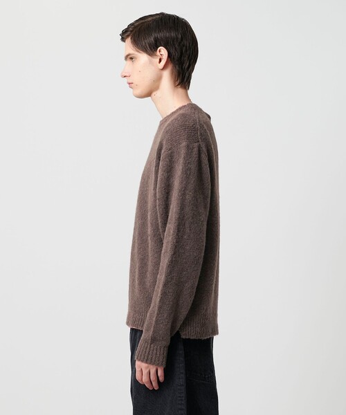 UNITED ARROWS & SONS(ユナイテッドアローズアンドサンズ)の「<UNITED ARROWS & SONS> ALPC/WL C/N SWEATER/ニット(ニット/セーター・メンズ・グレー系/ピンク/ダークブラウン・M/L/XL)」の4枚目の写真