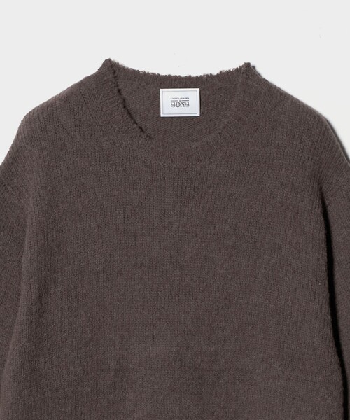 UNITED ARROWS & SONS(ユナイテッドアローズアンドサンズ)の「<UNITED ARROWS & SONS> ALPC/WL C/N SWEATER/ニット(ニット/セーター・メンズ・グレー系/ピンク/ダークブラウン・M/L/XL)」の19枚目の写真