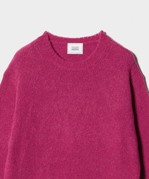 UNITED ARROWS & SONS(ユナイテッドアローズアンドサンズ)の「<UNITED ARROWS & SONS> ALPC/WL C/N SWEATER/ニット(ニット/セーター・メンズ・グレー系/ピンク/ダークブラウン・M/L/XL)」の15枚目の写真