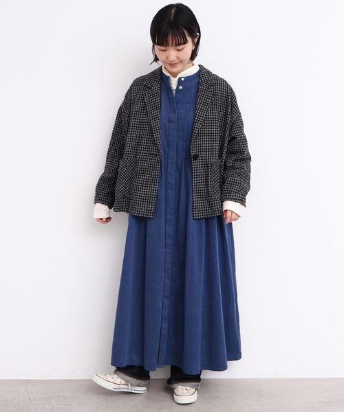 l'atelier du savon(アトリエドサボン)の「ウールガーゼジャケット(テーラードジャケット・レディース・その他/ブラック・FREE)」の20枚目の写真