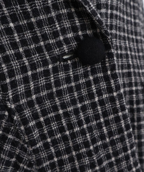 l'atelier du savon(アトリエドサボン)の「ウールガーゼジャケット(テーラードジャケット・レディース・その他/ブラック・FREE)」の7枚目の写真