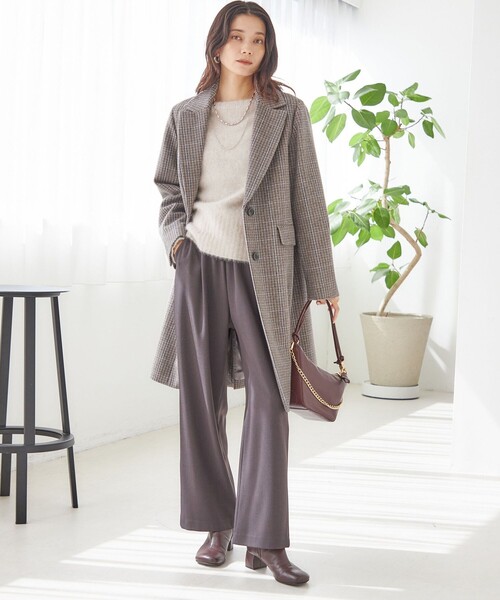 SHIPS（シップス）の「〈手洗い可能〉フォックス クルーネック ニット プルオーバー（ニット/セーター・レディース・ネイビー/グリーン/ライトグリーン/オフホワイト/ブラック・ONE SIZE）」の18枚目の写真