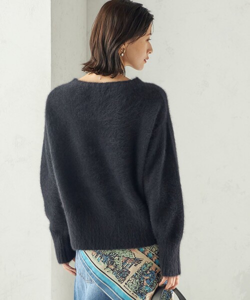 セール】〈手洗い可能〉フォックス クルーネック ニット プルオーバー