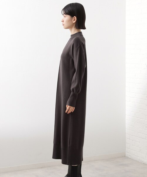 THE SHOP TK (ザ ショップ ティーケー )の「優秀ふわふわベスト&ニットワンピース【毛玉になりにくい/静電気防止/洗える】(ワンピース・レディース・ナチュラル/スミクロ・13/12)」の21枚目の写真