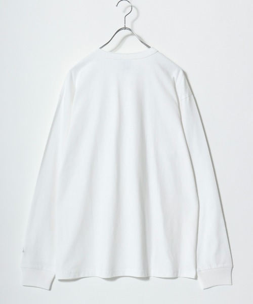 JEMORGAN(ジェーイーモーガン)の「2026SS JEMORGAN/ジェーイーモーガン ワンポイントロゴ刺繍 ヘンリーネックロンT レディース メンズ 長袖Tシャツ(Tシャツ/カットソー・メンズ・グレー/ベージュ/オフホワイト/ブラック/ネイビー・XL/L/M)」の11枚目の写真