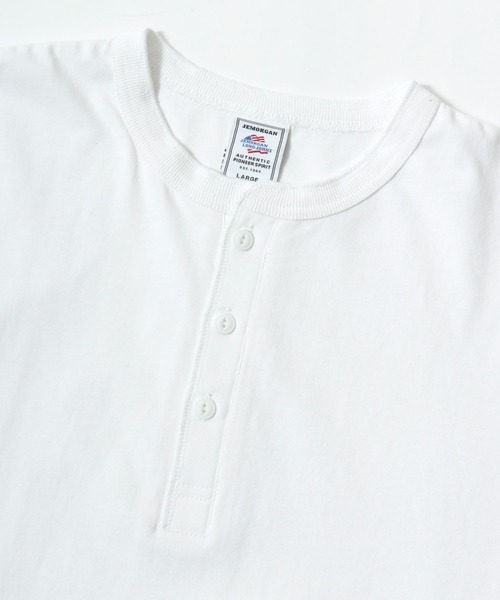 JEMORGAN(ジェーイーモーガン)の「2026SS JEMORGAN/ジェーイーモーガン ワンポイントロゴ刺繍 ヘンリーネックロンT レディース メンズ 長袖Tシャツ(Tシャツ/カットソー・メンズ・グレー/ベージュ/オフホワイト/ブラック/ネイビー・XL/L/M)」の12枚目の写真