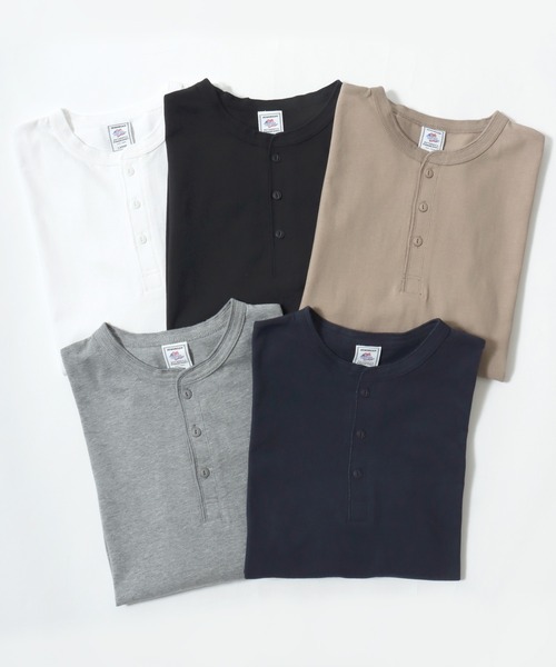 JEMORGAN(ジェーイーモーガン)の「2026SS JEMORGAN/ジェーイーモーガン ワンポイントロゴ刺繍 ヘンリーネックロンT レディース メンズ 長袖Tシャツ(Tシャツ/カットソー・メンズ・グレー/ベージュ/オフホワイト/ブラック/ネイビー・XL/L/M)」の18枚目の写真