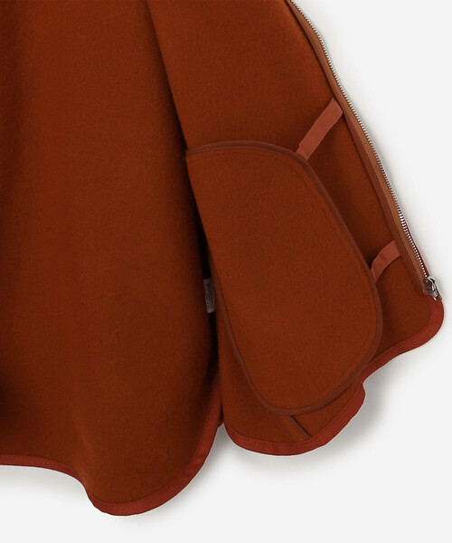 DANTON | ウールメルトン フードブルゾン WOMEN（その他アウター