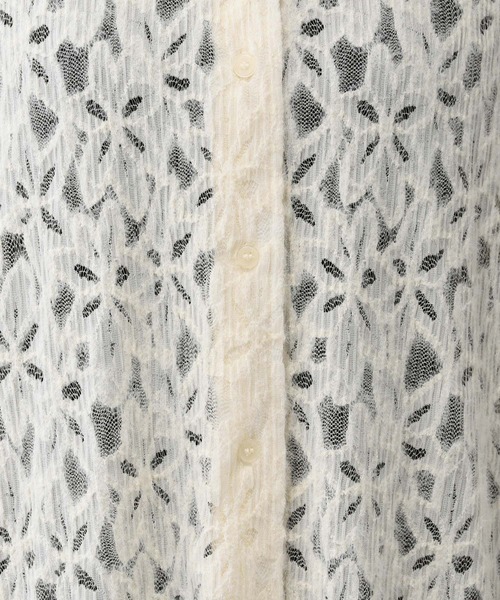 GLOBAL WORK(グローバルワーク)の「起毛フラワーレースシャツ/603586(シャツ/ブラウス・レディース・ブラック/ホワイト・LARGE/MEDIUM)」の20枚目の写真