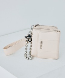 MURUA（ムルーア）の「MURUA(ムルーア)三つ折り財布 MR-W1403 ベルトチャーム（財布）」