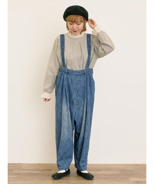 Samansa Mos2(サマンサ モスモス)の「スカラップレースブラウス(シャツ/ブラウス・レディース・オフホワイト/チャコールグレー/ベージュ/キナリ・F)」の8枚目の写真