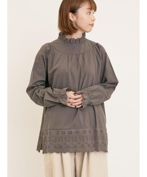 セール】スカラップレースブラウス（シャツ/ブラウス）｜Samansa Mos2