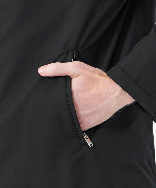 MACKINTOSH PHILOSOPHY(マッキントッシュ フィロソフィー)の「ブリテック BELFAST zip(ベルファストジップ) BOBs 50Dタフタ(ブルゾン・メンズ・ブラック・40/38/42)」の8枚目の写真