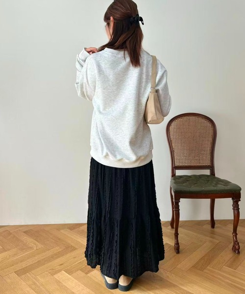 mebole(メボレ)の「Ribbon Script Sweat(スウェット・レディース・ライトグレー・FREE)」の21枚目の写真
