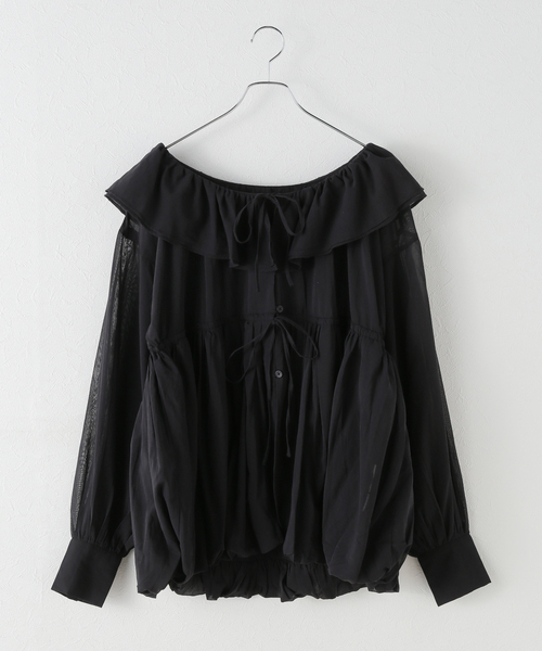 CRINKLE CRINKLE クリンクル クリンクル クリンクル ブラウス crinkle crinkle crinkle/クリンクルクリンクルクリンクル】FRILL