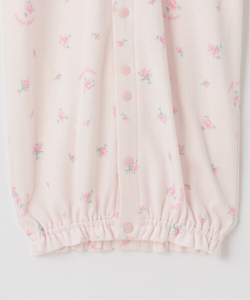 BOX付】リボン・バラ柄2wayオール＆ソックスセット（ベビーギフト