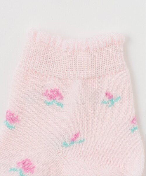 BOX付】リボン・バラ柄2wayオール＆ソックスセット（ベビーギフト