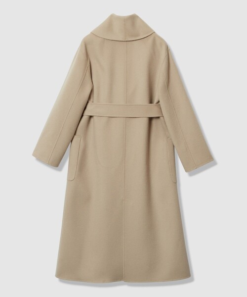 セール】カシミヤ混リバーショールコート（ステンカラーコート